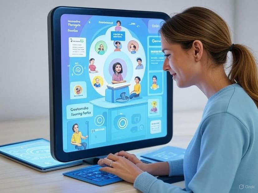 Autism Therapy Illustration